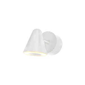 Arandela Led Alumínio Branco 5w 3000k Luz Amarela Yamamura