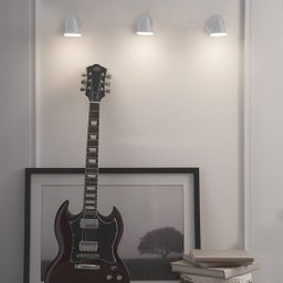 Arandela Led Alumínio Branco 5w 3000k Luz Amarela Yamamura - 2