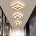 Ver imagem 1 de Luminária Teto Lustre Plafon 24 Watts 20cm Led Duplo 3 Cores Multitemperatura Bivolt Kjgd-348:dourad