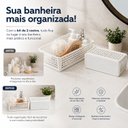 Ver imagem 4 de Kit 2 Cestos Organizadores Multiuso Gaveta Armário Cozinha