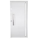 Ver imagem 1 de Porta Lambril de Alumínio Branco com Puxador e Vidro Linha 25 - Dc:esquerda/ 210 X 80