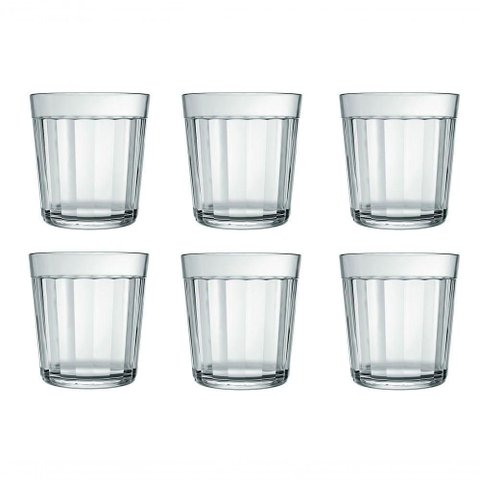 Jogo 6 Copos Rocks 2510 Americano 300 Ml - Nadir Figueiredo