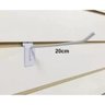 Ganchos Expositor 20cm Branco Para Painel Canaletado - 1
