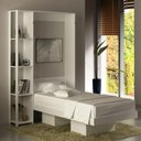 Ver imagem 1 de Cama de Solteiro Articulada com 6 Nichos - Branco