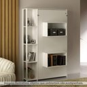 Ver imagem 7 de Cama de Solteiro Articulada com 6 Nichos - Branco