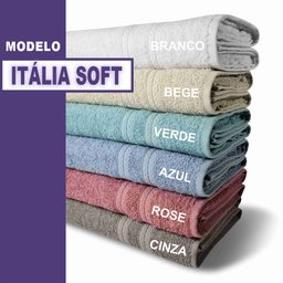 Kit 4 Toalhas de Banho 430g/m² Grande Super Grossa 80x150cm Itália Soft Cereja - 1