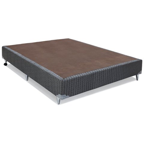 Base Orthotel Luxo Casal 138x188x24cm Ortobom Cinza/Grafite