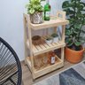 Carrinho Bar Stella 85A X 50L X 35P em Madeira de Pinus - NATURAL - 3