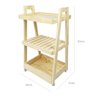 Carrinho Bar Stella 85A X 50L X 35P em Madeira de Pinus - NATURAL - 5