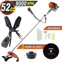 Ver imagem 1 de Roçadeira Gasolina Tekna Rl520 + Faca 80 Dentes