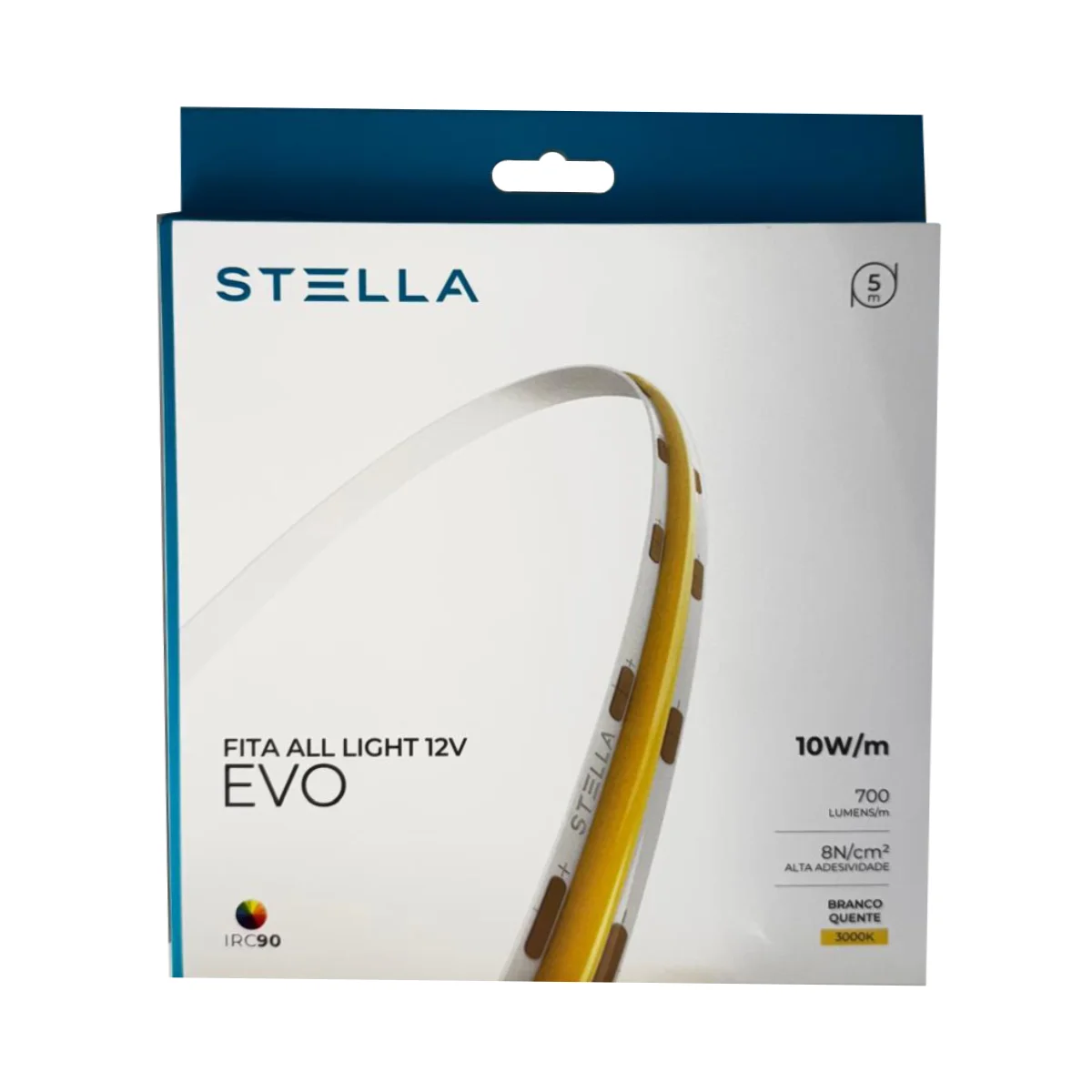 Ver imagem 2 de Fita Led All Light 10w/m 3000k 12v Evo Rolo 5m Stella