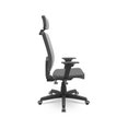 Ver imagem 2 de Cadeira Presidente Brizza Plaxmetal Tela Cinza Back System Cinza T57