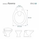 Ver imagem 4 de Tampa de Vaso Ravena Creme para Bacia Deca