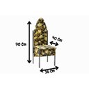 Ver mais imagens de Cadeira Tabua de Passar Roupa Portátil com Baú Industrial