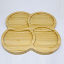 Ver imagem 3 de Petisqueira Tábua de Bambú Travessa de Petisco 22 cm 2968