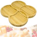 Ver imagem 1 de Petisqueira Tábua de Bambú Travessa de Petisco 22 cm 2968