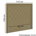 Ver imagem 4 de Cabeceira Solteiro 90 cm Padov Veludo SL 945 Peer