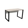Mesa para Escritório 170x70 Pandin P25Tub - Nogueira/Preto - 1