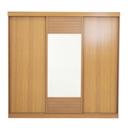 Guarda-roupa Casal 3 Portas de Correr 1 Porta com Espelho Samambaia Cabecasa Madeiramadeira - 10