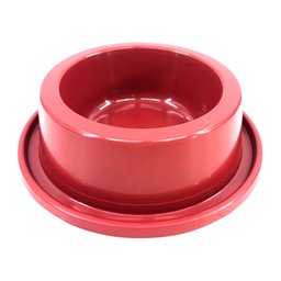 Comedouro Bebedouro N4 Anti Formiga Pet: Vermelho - 3