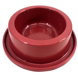 Comedouro Bebedouro N4 Anti Formiga Pet: Vermelho - 2