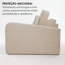 Ver mais imagens de Sofá Confort Retrátil 3 Lugares 190cm Lisboa