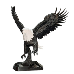 Estatua Águia Liderança Escritório Estante Rack Mesa Luxo - 3