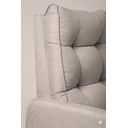 Ver imagem 4 de Poltrona de Amamentação Helena Soft Giratória e Reclinável + Puff Linho Cinza - Lahome Decor