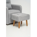 Ver imagem 5 de Poltrona de Amamentação Helena Soft Giratória e Reclinável + Puff Linho Cinza - Lahome Decor