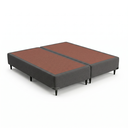 Ver imagem 1 de Base Sommier Camurça Super King 193x203x36cm Ortobom Cinza