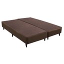 Ver imagem 1 de Base Sommier Linho Super King 193x203x30cm Ortobom Marrom