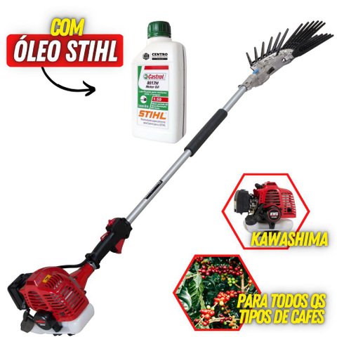 Derriçadeira Kawashima Mãozinha de Garra Dupla Com 8 Rolamentos + Óleo Castrol Stihl 2T