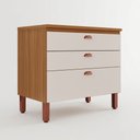 Ver imagem 2 de Balcão Pequeno Cozinha Positano New 100% MDF 3 Gavetas
