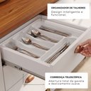 Ver imagem 6 de Balcão Pequeno Cozinha Positano New 100% MDF 3 Gavetas
