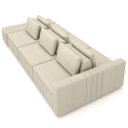 Ver imagem 7 de Sofá Ilha e Puff Sala Living 395cm Siesta M22 Linho Areia - Mpozenato