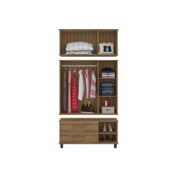 Roupeiro colonial Triplex House 3 portas alto cor Off white / Nature Fabrimóveis 55 - 4