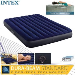 Colchão Inflável Casal Dura Beam Downy Camping Viagem Intex - 4