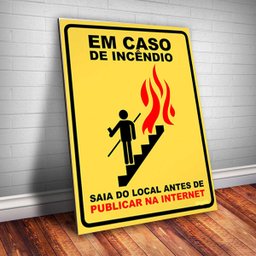 Placa Decorativa Engraçadas 29-30X45CM - 1