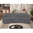 Ver imagem 6 de Sofá 4 Lugares Curvo Living Lótus D02 Linho Cinza Escuro 230cm C-416