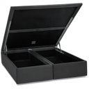 Ver imagem 1 de Base Baú Camurça Super King 193x203x39cm Ortobom Cinza