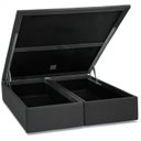 Ver imagem 1 de Base Baú Camurça Super King 193x203x39cm Ortobom