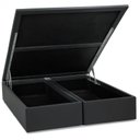 Ver imagem 1 de Base Box Baú Corino King 193x203x39cm Ortobom Cinza
