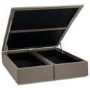 Ver imagem 1 de Base Box Baú Corino King 193x203x39cm Ortobom Bege