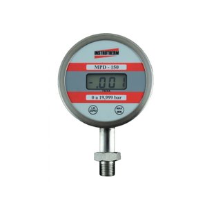 Manômetro Digital Escala 0 - 19,999 Rosca 1/2 Npt Mpd-150 Função Zero Portátil