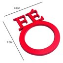 Ver imagem 2 de Kit 4 Porta Guardanapo Fé Mdf Vermelho