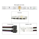 Ver imagem 4 de Fita Led 5m Rgb 3528w Prova Dagua + Controle + Fonte