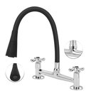 Ver imagem 2 de Torneira Misturador Mesa Gourmet Flexível Preto Cone 1/4v.