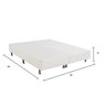 Base Sommier Bipartido Light Sup King 193x203x24cm Ortobom - 2