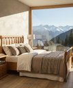 Ver imagem 2 de Cama Maciça 1,30 X 1,90 - Madeira Maciça - Móveis de Gramado - ( Cor Marrom )