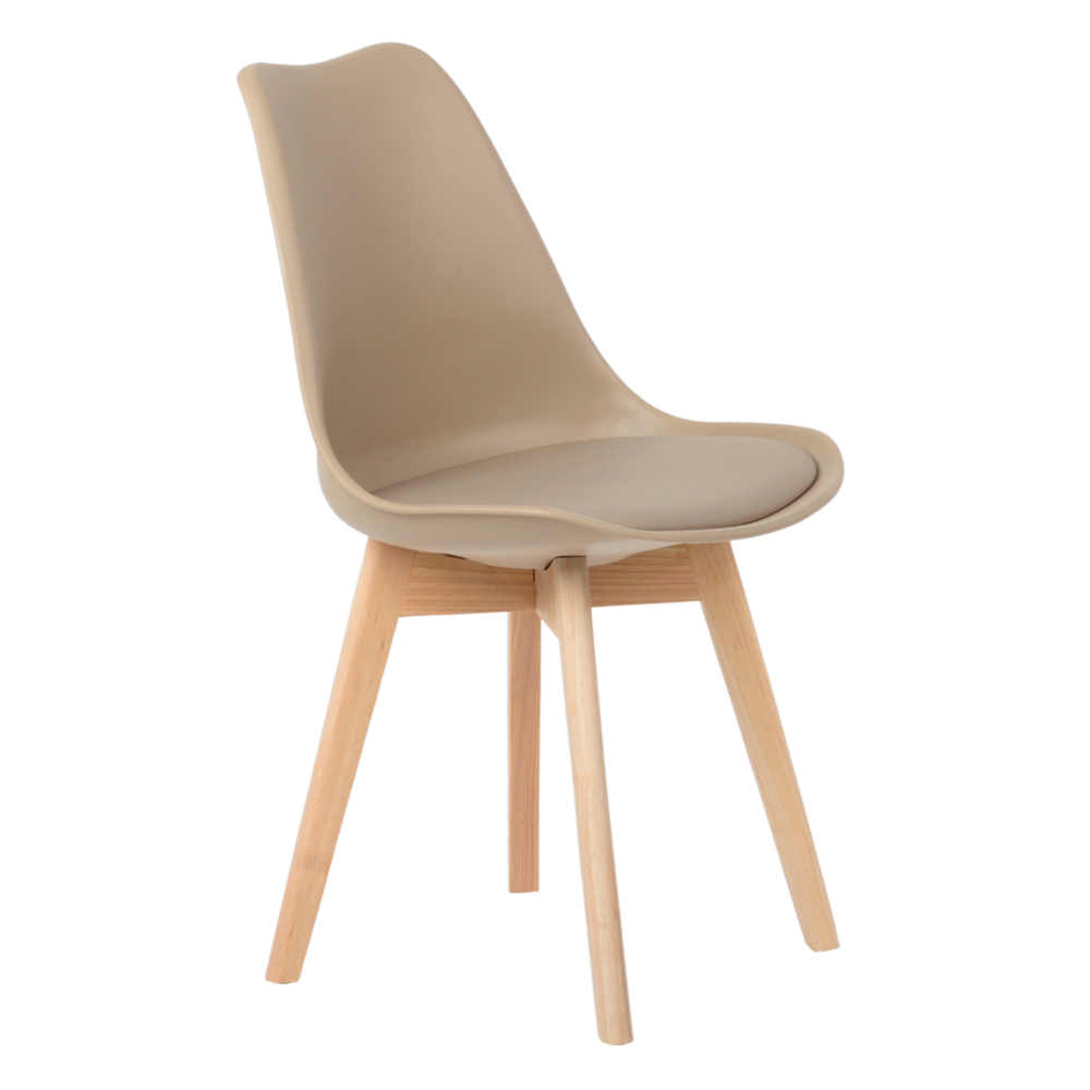 Conjunto Eames Mesa Branca 90cm e 4 Cadeiras Leda Fendi - 6